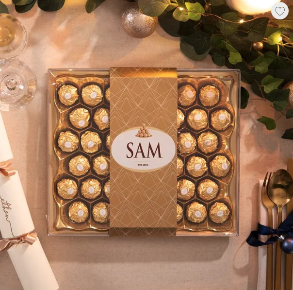 Personalised chocolate gifts