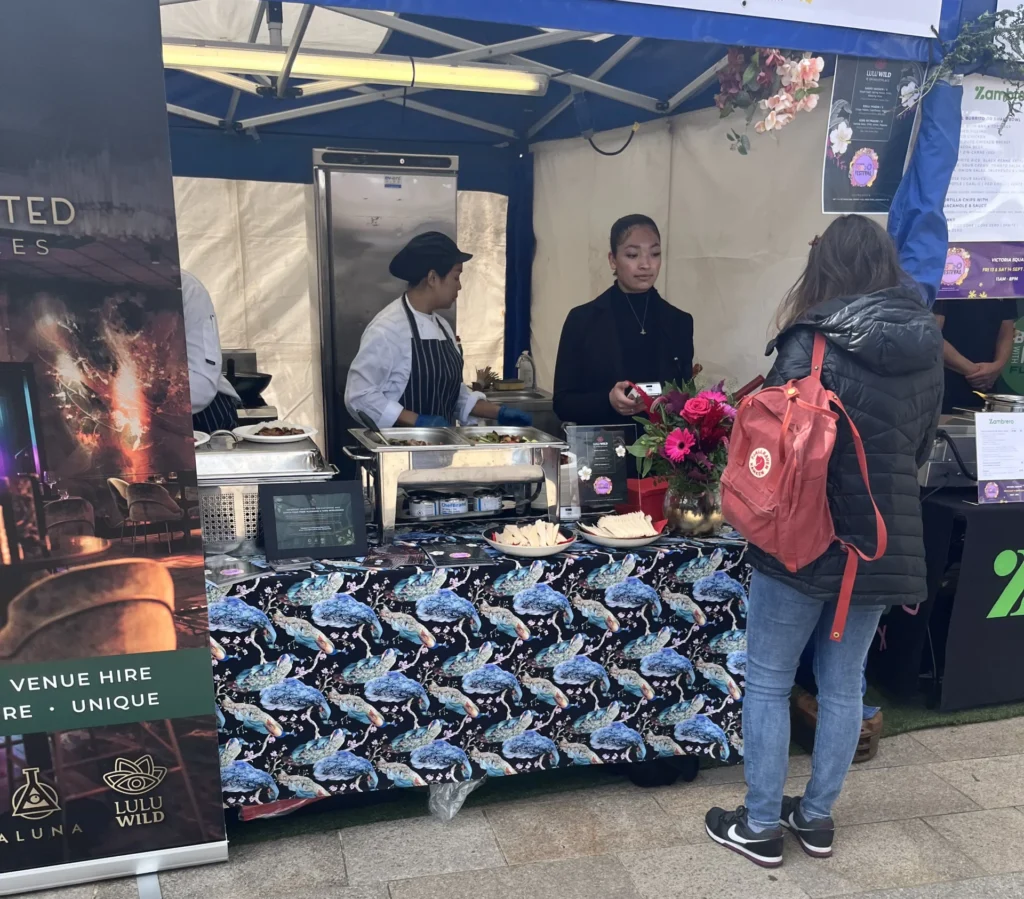 Colmore Food Festival in Victoria Square, Birmingham